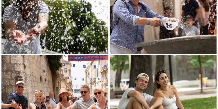 Slobodna Dalmacija – Obišli smo Split, danas vrije na 35 stupnjeva, Australci su teški hit: ‘Nismo se ni oznojili…’; ‘Dok ima pive…’