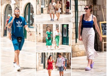 Sunce prži, šetači se ne daju: evo koga smo zatekli u điru uzavrelim Stradunom