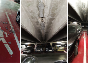 Slobodna Dalmacija – Šok za vozače u Splitu: friško obnovljena i masno plaćena javna garaža se raspada!? Pogledajte fotografije sramote…