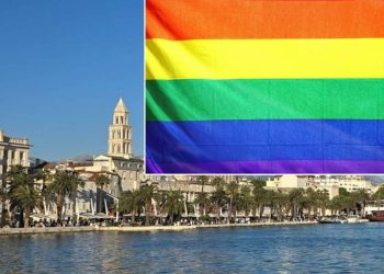NAJAVA PRIDE-A Na splitskoj Matejušci zastava duginih boja