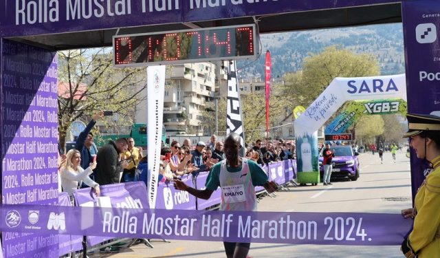 NOVI REKORD Shadrack Kimaiyo pobjednik mostarskog polumaratona