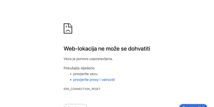 ŠTO SE DOGAĐA? Srušene vladine web stranice | NACIONAL.HR