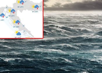 VELIKA PROMJENA VREMENA Dolaze nam pljuskovi i olujna bura!