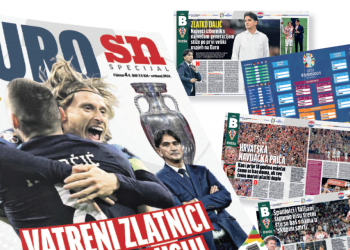 Sportske novosti – Od subote u prodaji ekskluzivni specijal Sportskih novosti za EP u Njemačkoj: Vatreni zlatnici u novoj misiji
