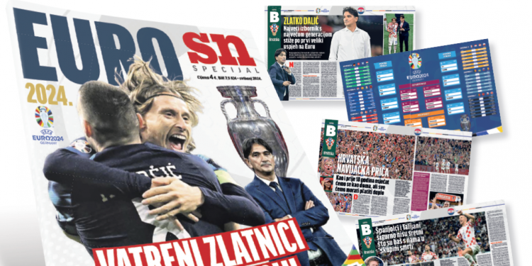 Sportske novosti – Od subote u prodaji ekskluzivni specijal Sportskih novosti za EP u Njemačkoj: Vatreni zlatnici u novoj misiji