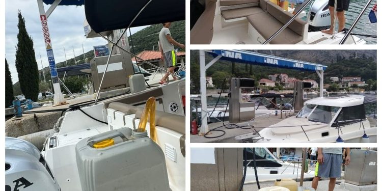 Usred sezone, ne radi benzinska kod Dubrovnika, pa gosti sami pretakaju gorivo u kanistre!