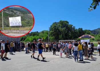 ŽESTOKA BORBA U CETINSKOJ KRAJINI Stanovnici u velikom prosvjedu protiv dalekovoda: „Žele raseliti i ovo malo ljudi što je ostalo, uništit će nam zdravlje i njive“
