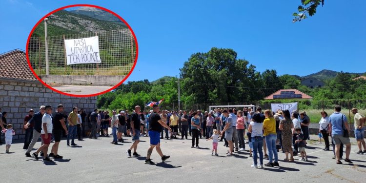 ŽESTOKA BORBA U CETINSKOJ KRAJINI Stanovnici u velikom prosvjedu protiv dalekovoda: „Žele raseliti i ovo malo ljudi što je ostalo, uništit će nam zdravlje i njive“