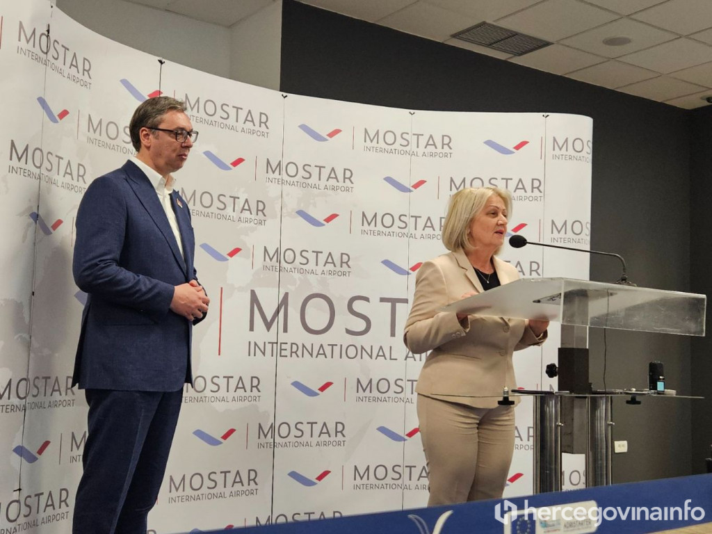 Vučić u Mostaru uspostavljena linija Beograd Mostar