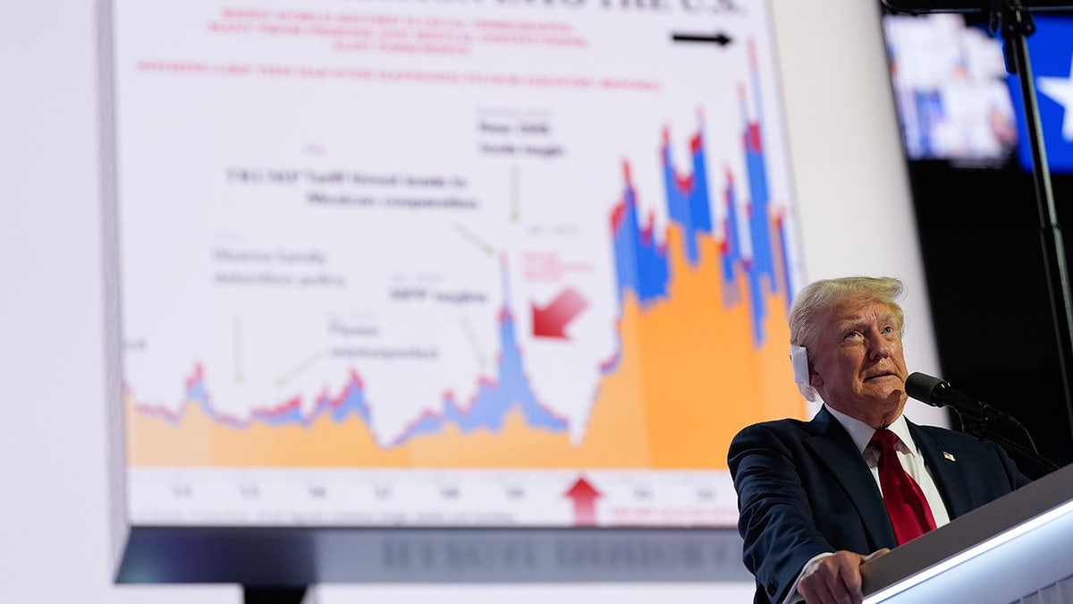 Donald Trump, poziva se na grafikon iza sebe koji mi je 'spasio život'