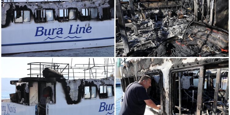 Slobodna Dalmacija – Zapaljeni brod u čudu ostavio mještane Slatina, već se roje teorije: ‘Ovo je bilo planski! A neki tu rade na crno…’