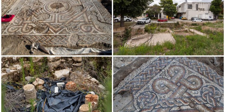 Slobodna Dalmacija – Parcela u centru Solina na kojoj leže raskošni mozaici, blago Salone, potpuno je zapuštena. Čija je ovo briga?