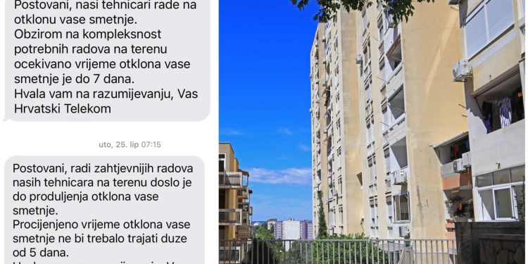 Slobodna Dalmacija – Stanari splitske zgrade lude dva tjedna bez interneta: ‘Zvala sam ih 50 puta, uvik isti odgovor…’; ‘Riješit ćemo…’