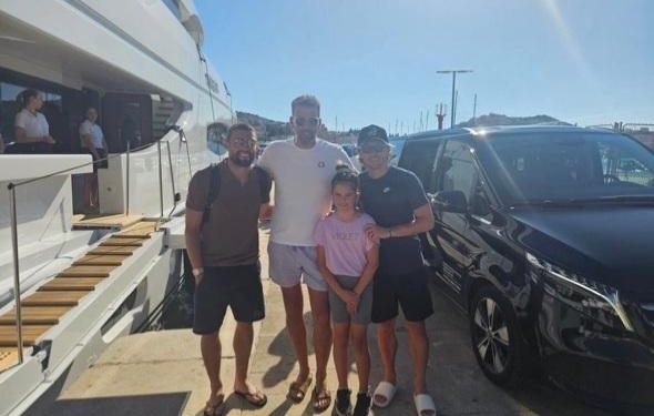 Modrić i Kovačić ponovo u Gradu, u Gružu ih dočekao Željko Raguž