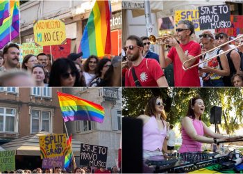 Slobodna Dalmacija – Pogledajte atmosferu 13. povorke ponosa u Splitu! Žestoko se bubnjalo na Pjaci, osiguranje je na nivou: ‘Sretan Pride’
