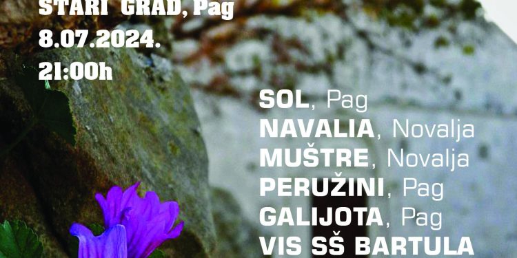 Smotra klapa otoka Paga održat će se na novoj lokaciji u Starom gradu, evo tko nastupa