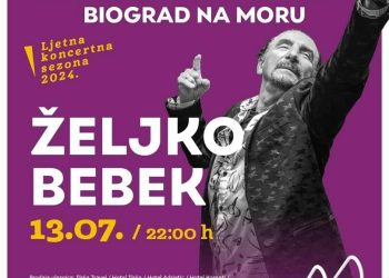 Željko Bebek ove subote otvara spektakularnu koncertnu sezonu na Bazenu Ilirija u Biogradu na Moru!