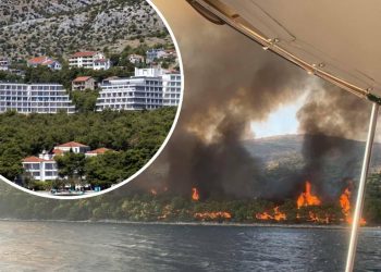 Slobodna Dalmacija – Panika u ‘Medenoj’ zbog požara: ‘Svi smo pobjegli iz apartmana. Neki su gosti već krenuli natrag kući’