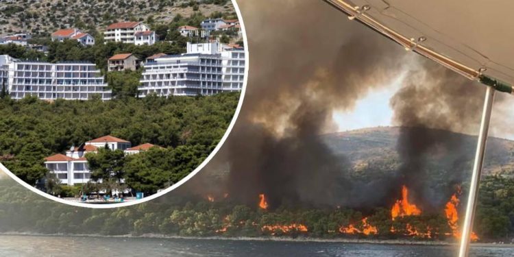 Slobodna Dalmacija – Panika u ‘Medenoj’ zbog požara: ‘Svi smo pobjegli iz apartmana. Neki su gosti već krenuli natrag kući’