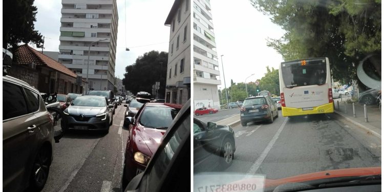 Slobodna Dalmacija – Nenormalne su gužve prema trajektnoj luci, Splićanka ispalila: ‘Skoro pola sata stojim u koloni…’; Zvali smo policiju