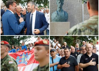 Slobodna Dalmacija – Imotska krajina odala počast svom heroju. Franković: ‘Neka nas vode dvije rečenice: Bog i Hrvati i Za dom spremni!’