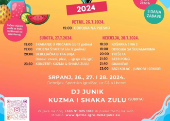 Ljetne igre na Sportskom centru u Debeljaku: Dođite, igrajte, uživajte!