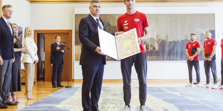 Zlatni iz Dohe kod predsjednika, sutra svjetski prvaci i europski doprvaci idu na Olimpijske igre u Pariz