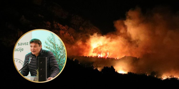 Slobodna Dalmacija – Tučepski načelnik jedva izvukao živu glavu, iskočio iz gorućeg auta: ‘Bio sam zarobljen u vatrenom obruču’