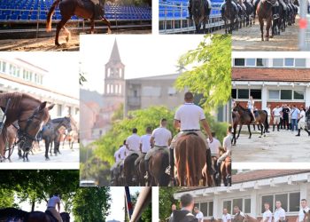 ALKARI I KONJI NA TRKALIŠTU Počele su probe za 309. Sinjsku alku, donosimo prizore