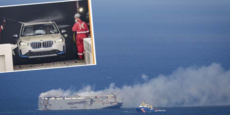 Auto Klub – Ništa od preprodaje: Sud je zabranio prodaju 260 BMW-a s broda koji je prošle godine zahvatio veliki požar