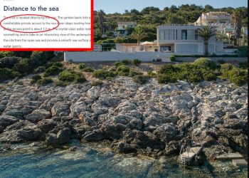 BETONAŽA I LAŽNO OGLAŠAVANJE NA VISU “Private access to the sea”