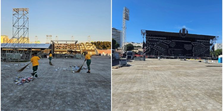 Cakum-pakum za par sati: Ekipa iz splitske Čistoće je sredila Park mladeži nakon Ultre