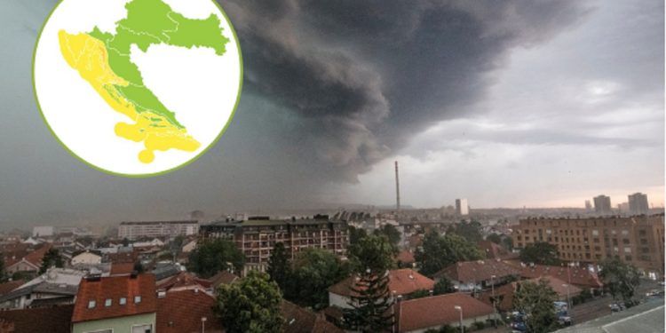 Dijelu Hrvatske još prijeti nevrijeme, upaljen meteoalarm: Evo kada se vraća vruće ljeto