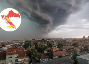 Dijelu Hrvatske prijeti naglo nevrijeme, moguća je šteta: Upaljena su crvena upozorenja