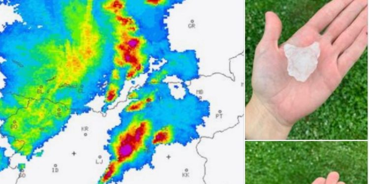 Divlje nevrijeme iz Slovenije stiglo do Zagorja: ‘Niti jedan meteorološki model nije predvidio ovo’