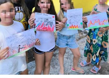 Djeca zahvalila policiji i vatrogascima: Njih 120 je tamo bilo bez roditelja, a prijetio je požar