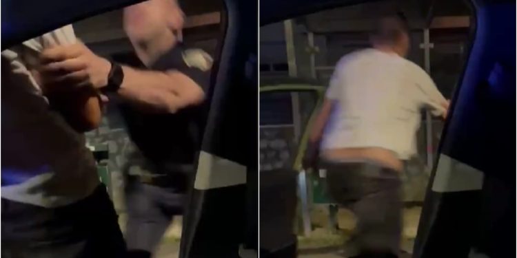 Dramatična snimka uhićenja kod Karlovca: Mladić pokazao ‘srednjak’ policiji, nastao je kaos