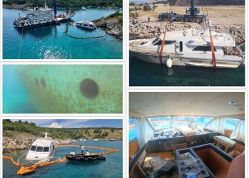 EKSKLUZIVNO Plovput uklonio nasukanu podrtinu Ulisse of the Seas na Krku