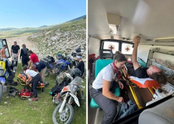 FOTO GSS-ovci spasili njemačkog motorista u planinama kod Konjica