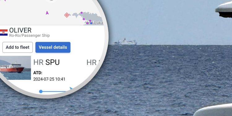 FOTO Snimili smo Olivera kako pluta u Korčulanskom kanalu