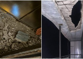 FOTO Urušio se još jedan dio balkona splitskog nebodera