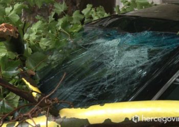 FOTO VELIKA ŠTETA I U HERCEGOVINI Olujno nevrijeme pogodilo brojne gradove u BiH