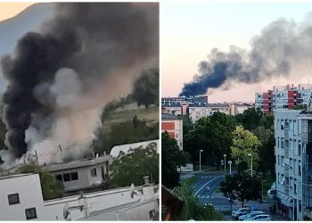 Gusti crni dim nadvio se nad dijelom Zagreba: ‘Nekaj gadno gori’