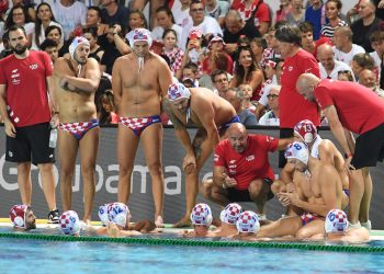 Hrvatska vaterpolska reprezentacija na bazenu u Crnici poražena od SAD-a u posljednoj pripremnoj utakmici uoči OI