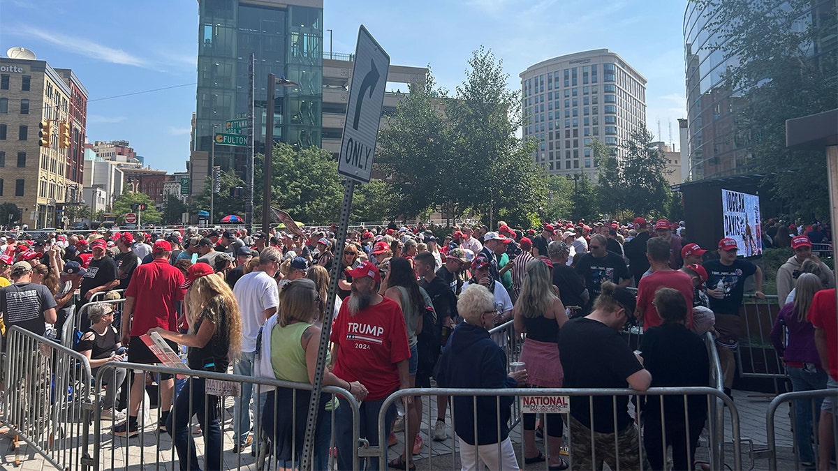 Gužva Trump Rally Grand Rapids