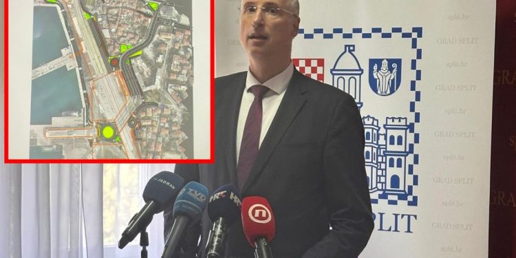 ISTOČNA OBALA JE DOBILA SVOJE RJEŠENJE U Banovini su predstavili projekt idejnog prometnog rješenja za Trajektnu luku