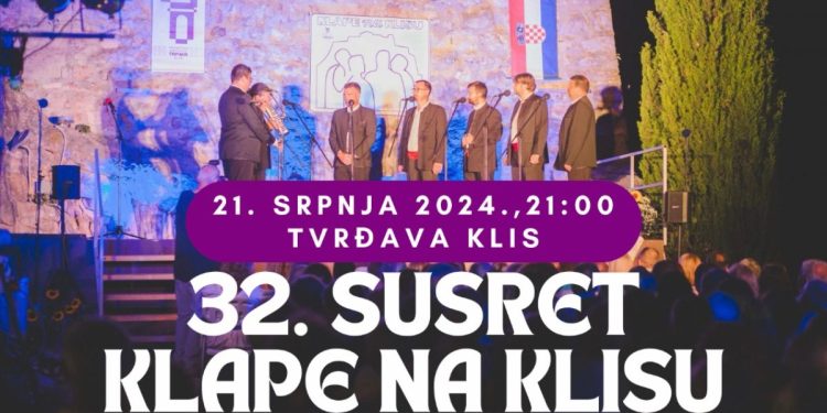 KLAPSKA VEČER NA KLISU U nedjelju ne propustite 32. Susret klape na Klisu