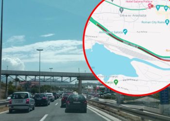 KOLONE DILJEM DALMACIJE Vozi se usporeno na ulazu u Split