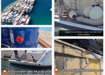 KRILO JESENICE Snimili smo niz kaznenih djela i prekršaja, bruse brodove, bacaju kemikalije i opasni otpad u more, strujni kabeli posvuda!