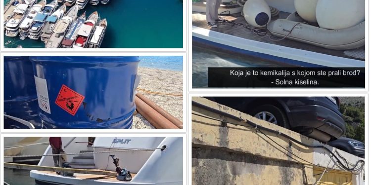 KRILO JESENICE Snimili smo niz kaznenih djela i prekršaja, bruse brodove, bacaju kemikalije i opasni otpad u more, strujni kabeli posvuda!